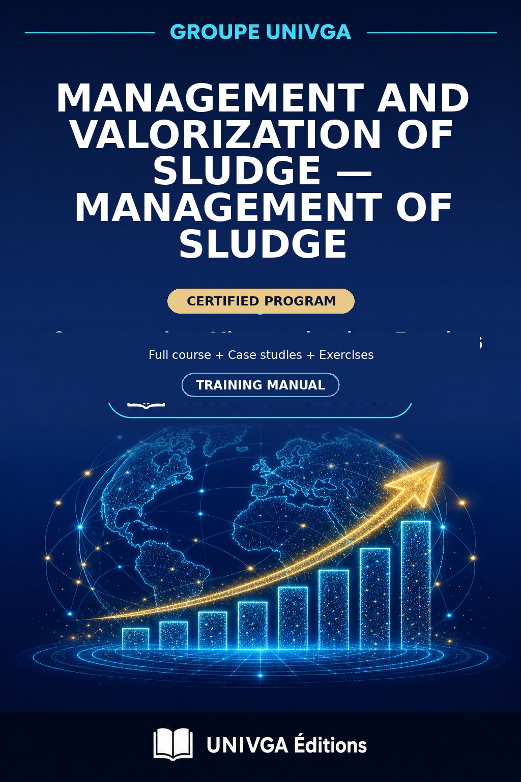 Cover of the training manual — Professional Certificate in Management and Valorization of Sludge — Sludge Management