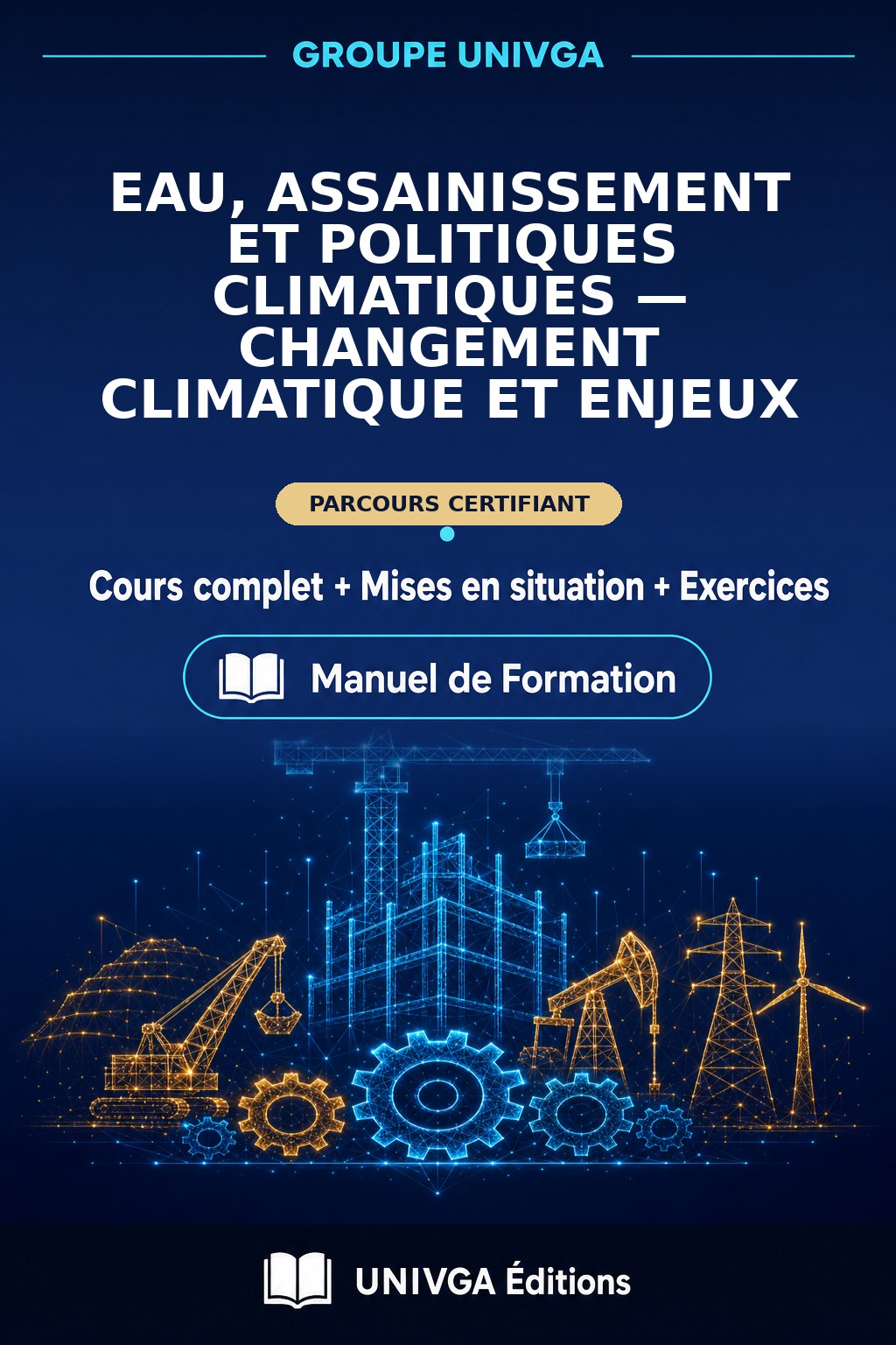 Manual Cover — Professional Certificate in Water, Sanitation and Climate Policies — Climate Change and Challenges