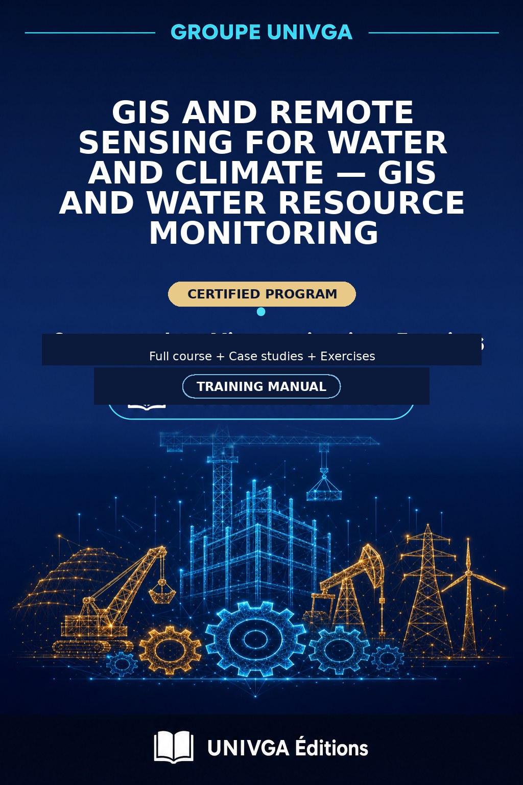 Manual Cover — Professional Certificate in GIS and Remote Sensing for Water and Climate — GIS and Water Resource Monitoring