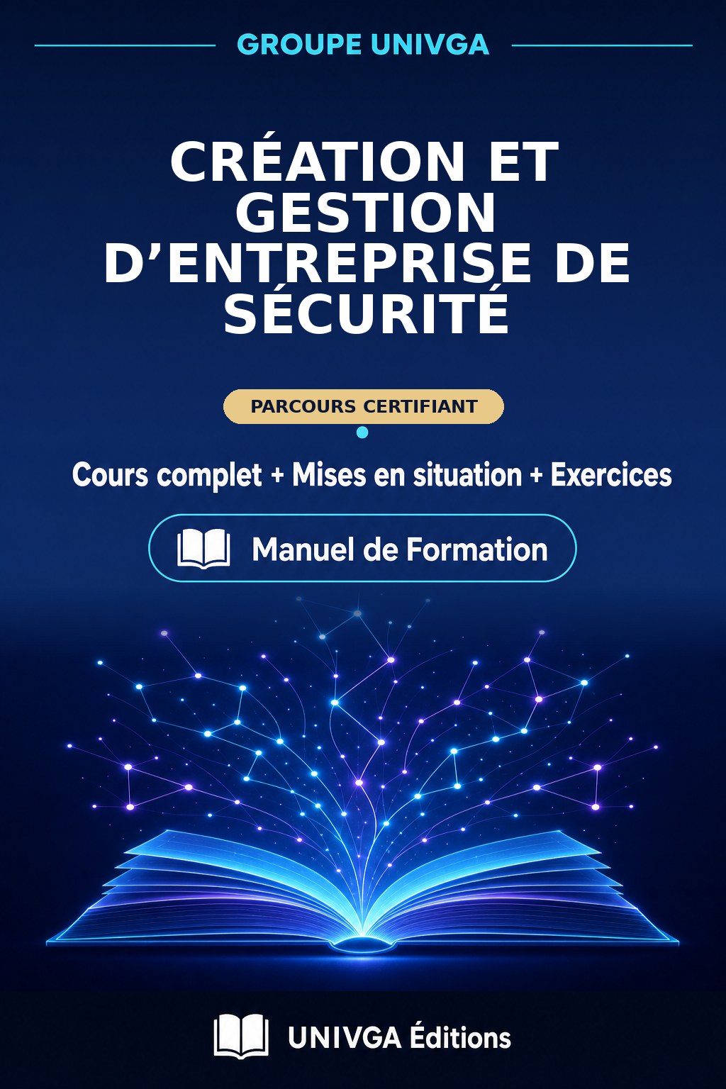 Couverture du manuel — Certificat Professionnel en Création et Gestion d’Entreprise de Sécurité