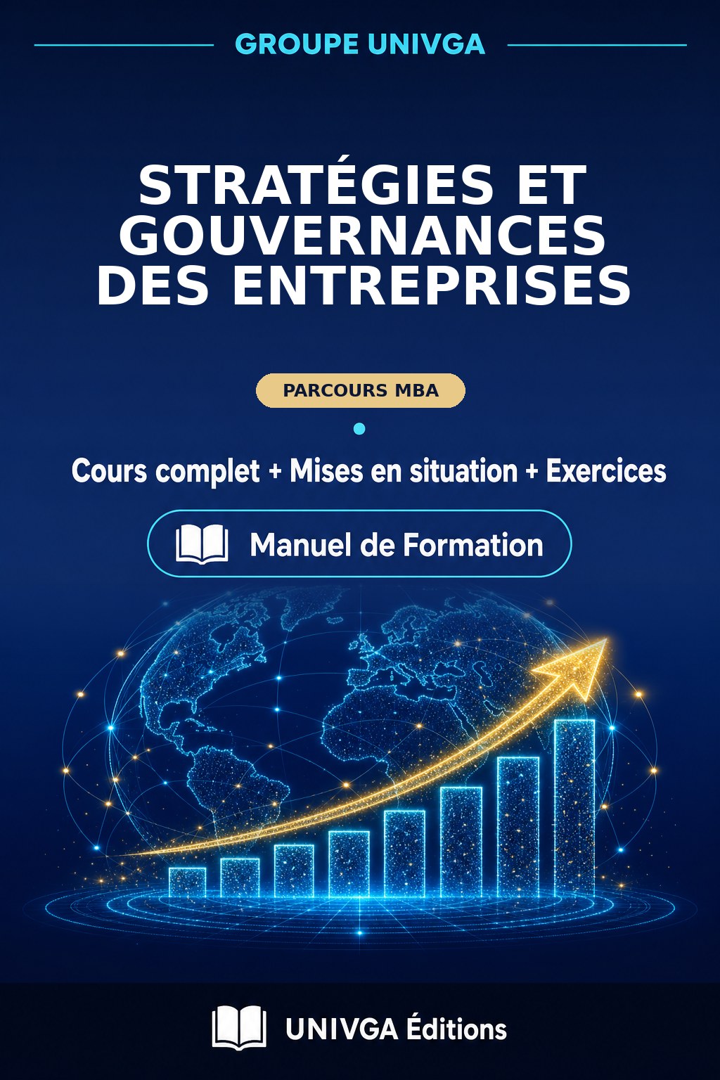 Couverture du manuel de formation — MBA en Stratégies et Gouvernances des Entreprises