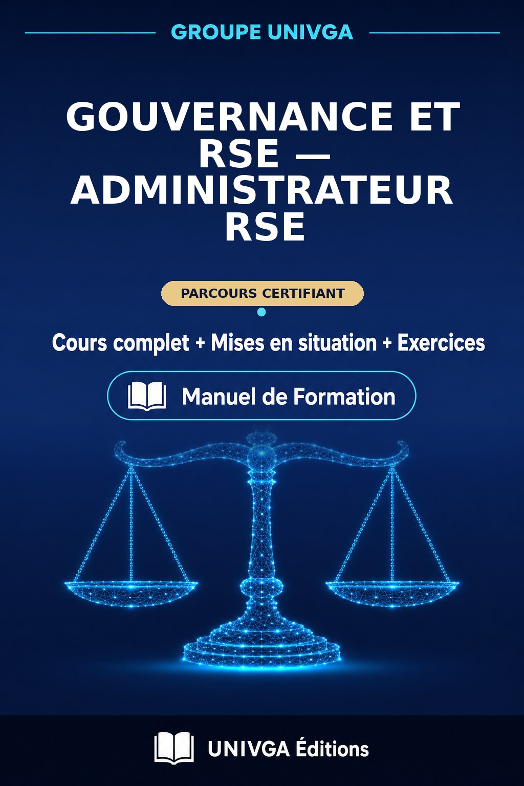 Training manual cover — Professional Certificate in Governance and CSR — CSR Administrator