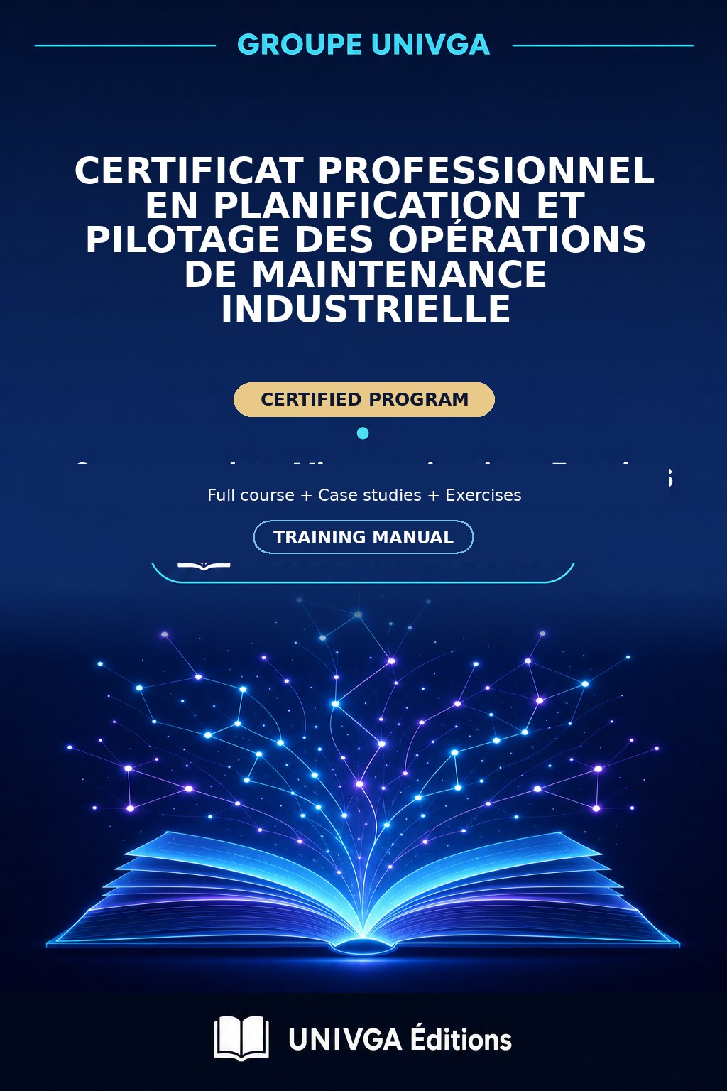 Manual Cover — Professional Certificate in Planning and Management of Industrial Maintenance Operations