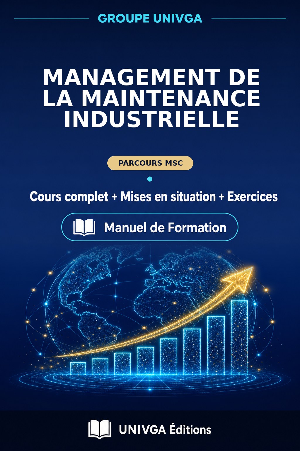 Couverture du manuel de formation — Master of Science (MSc) en Management de la Maintenance Industrielle