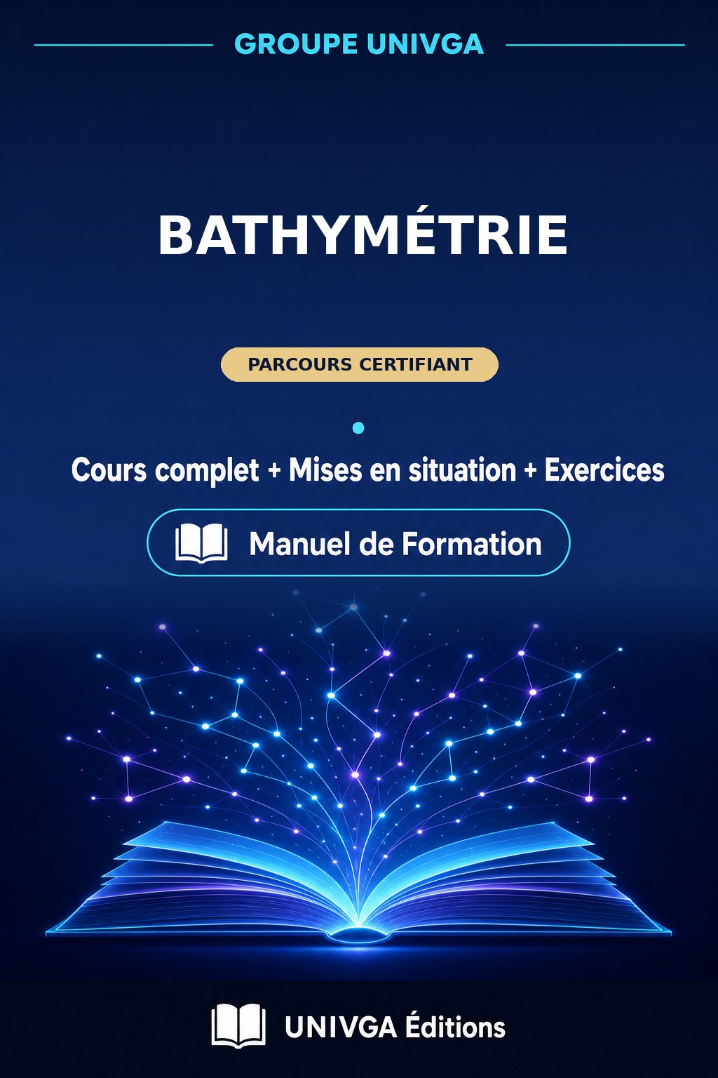 Couverture du manuel de formation — Certificat Professionnel en Bathymétrie