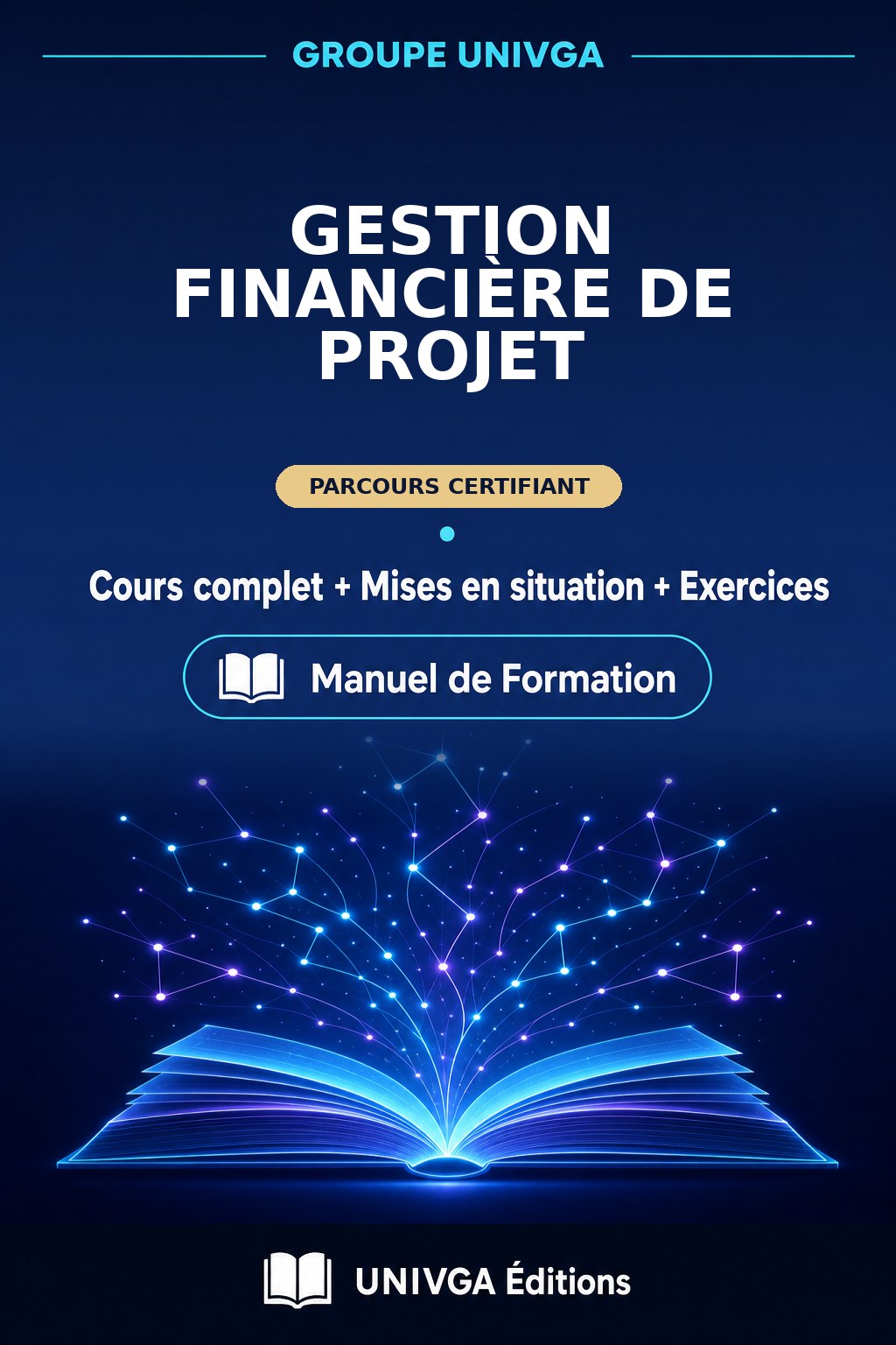 Couverture du manuel de formation — Certificat Professionnel en gestion financière de projet