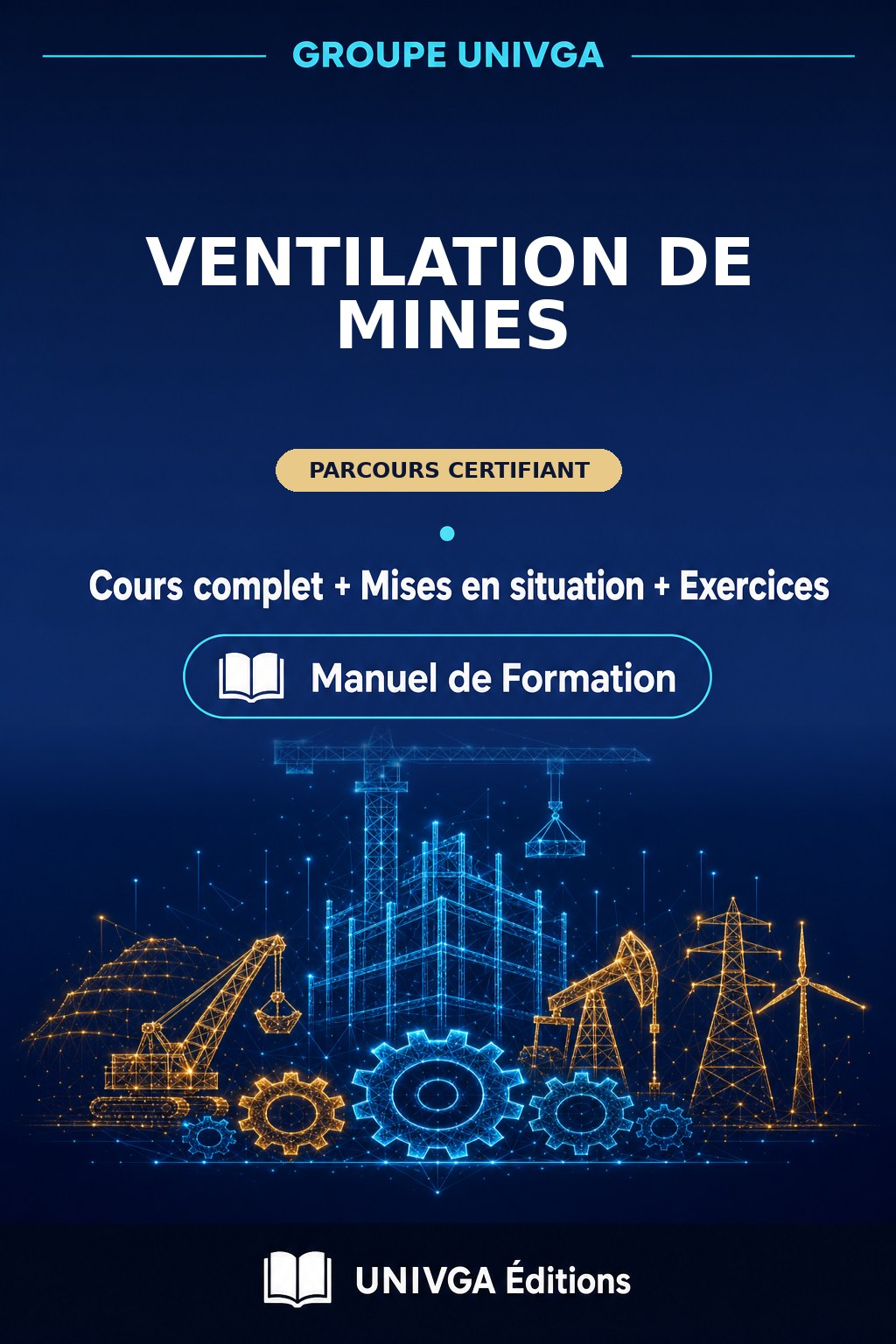 Couverture du manuel — Certificat Professionnel en Ventilation de Mines