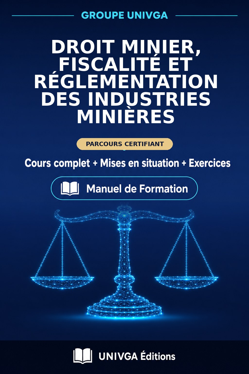 Couverture du manuel — Droit Minier, Fiscalité et Réglementation des Industries minières
