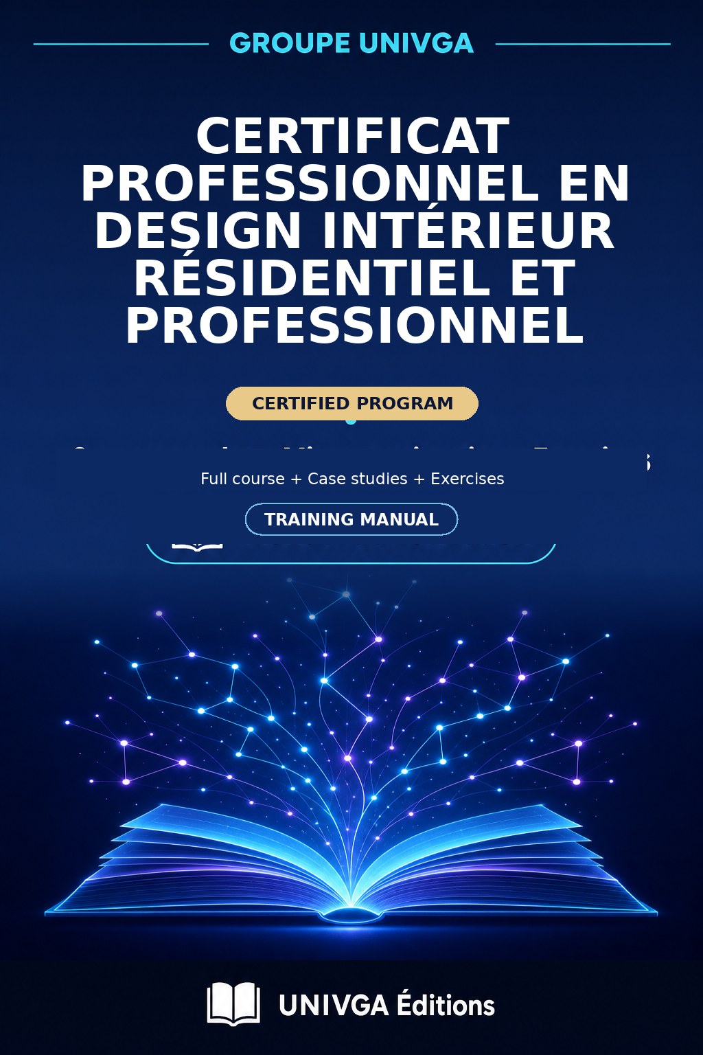 Cover of the training manual — Professional Certificate in Residential and Professional Interior Design