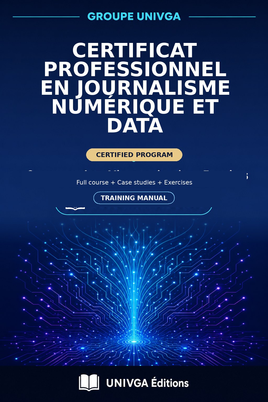 Cover of the training manual — Professional Certificate in Digital Journalism and Data