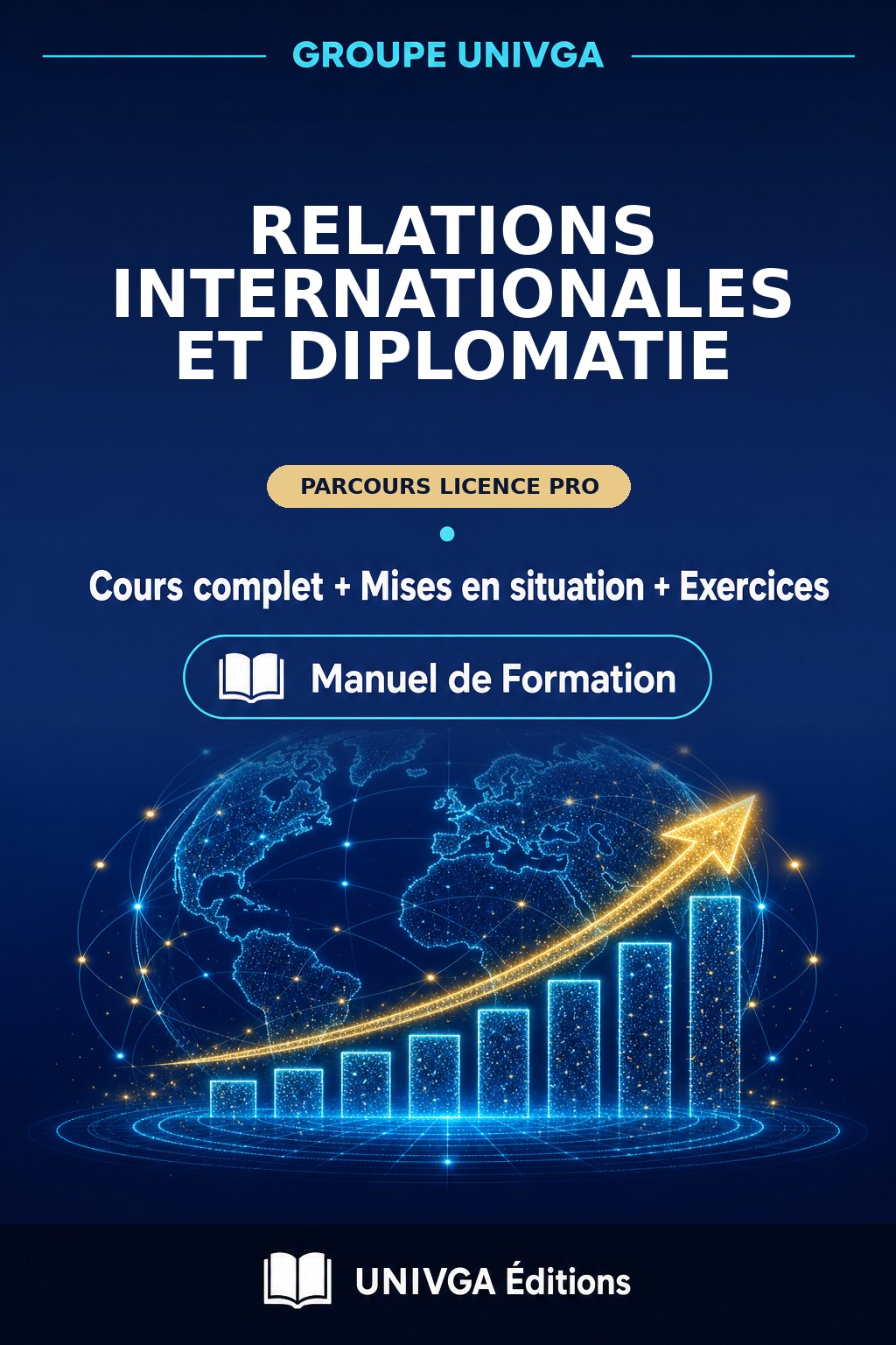 Couverture du manuel de formation — LICENCE PRO EN RELATIONS INTERNATIONALES ET DIPLOMATIE