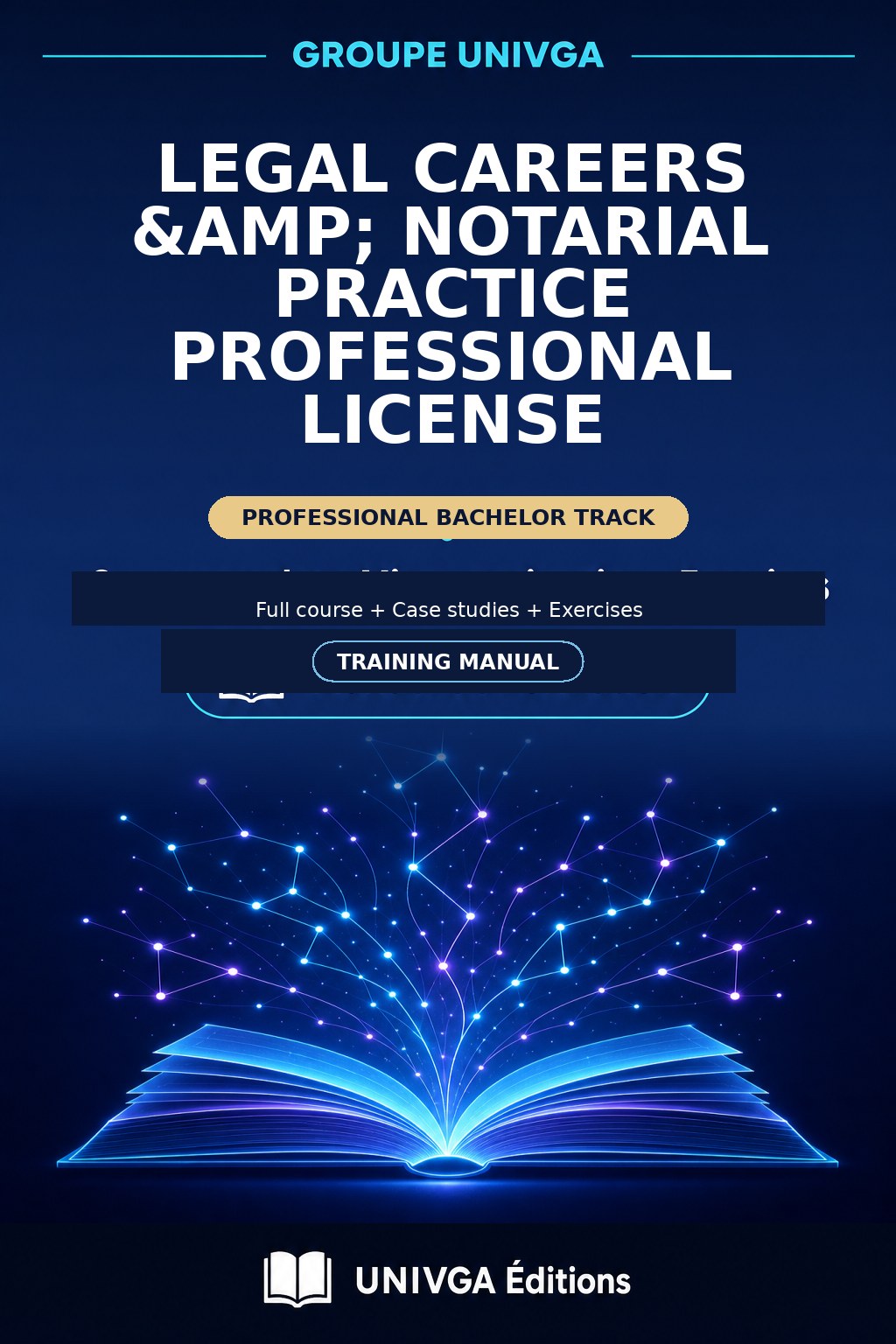 Cover of the manual — PROFESSIONAL LICENSE IN LEGAL CAREERS & NOTARIAL PRACTICE