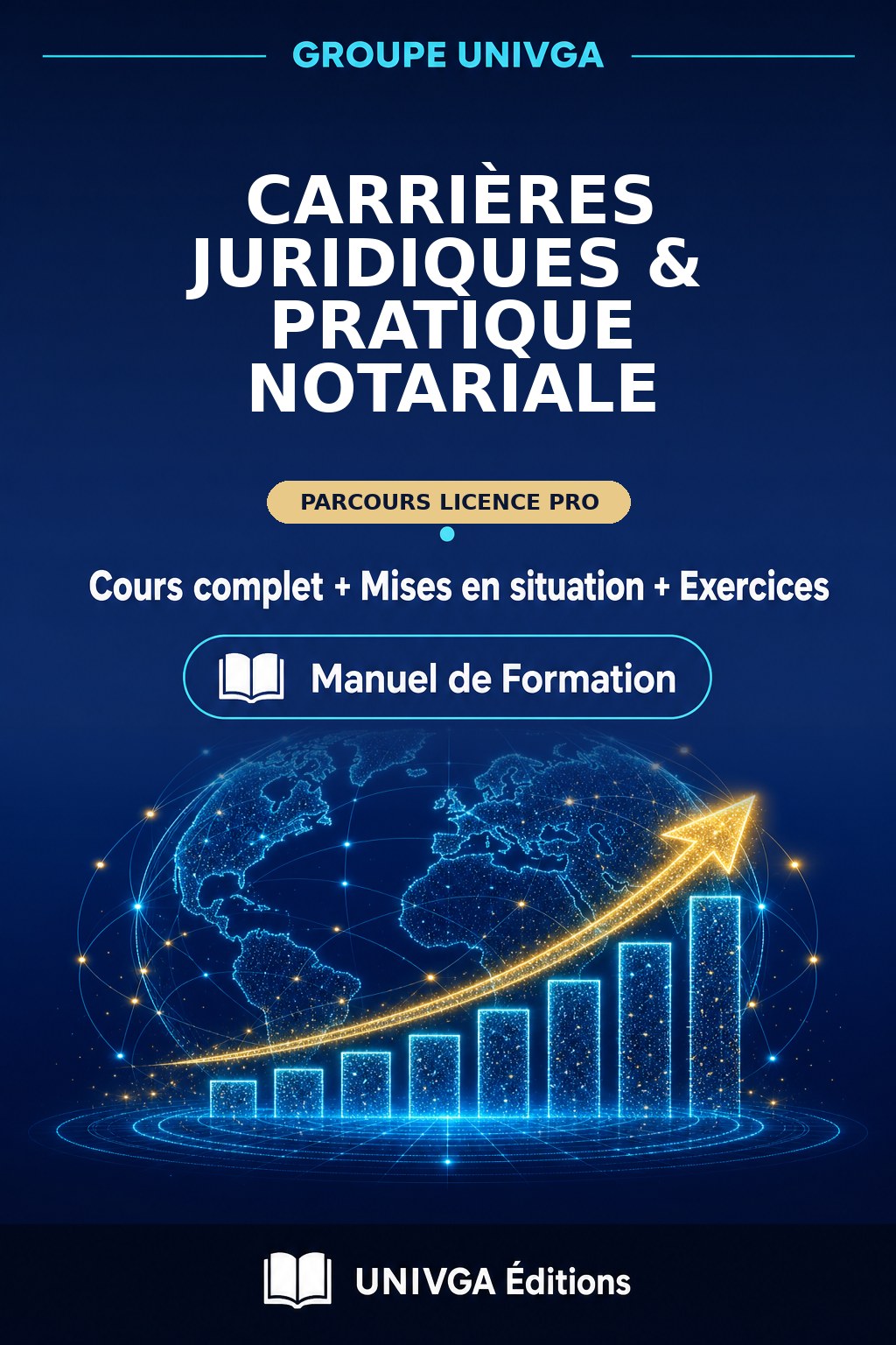 Couverture du manuel de formation — LICENCE PRO EN CARRIÈRES JURIDIQUES & PRATIQUE NOTARIALE