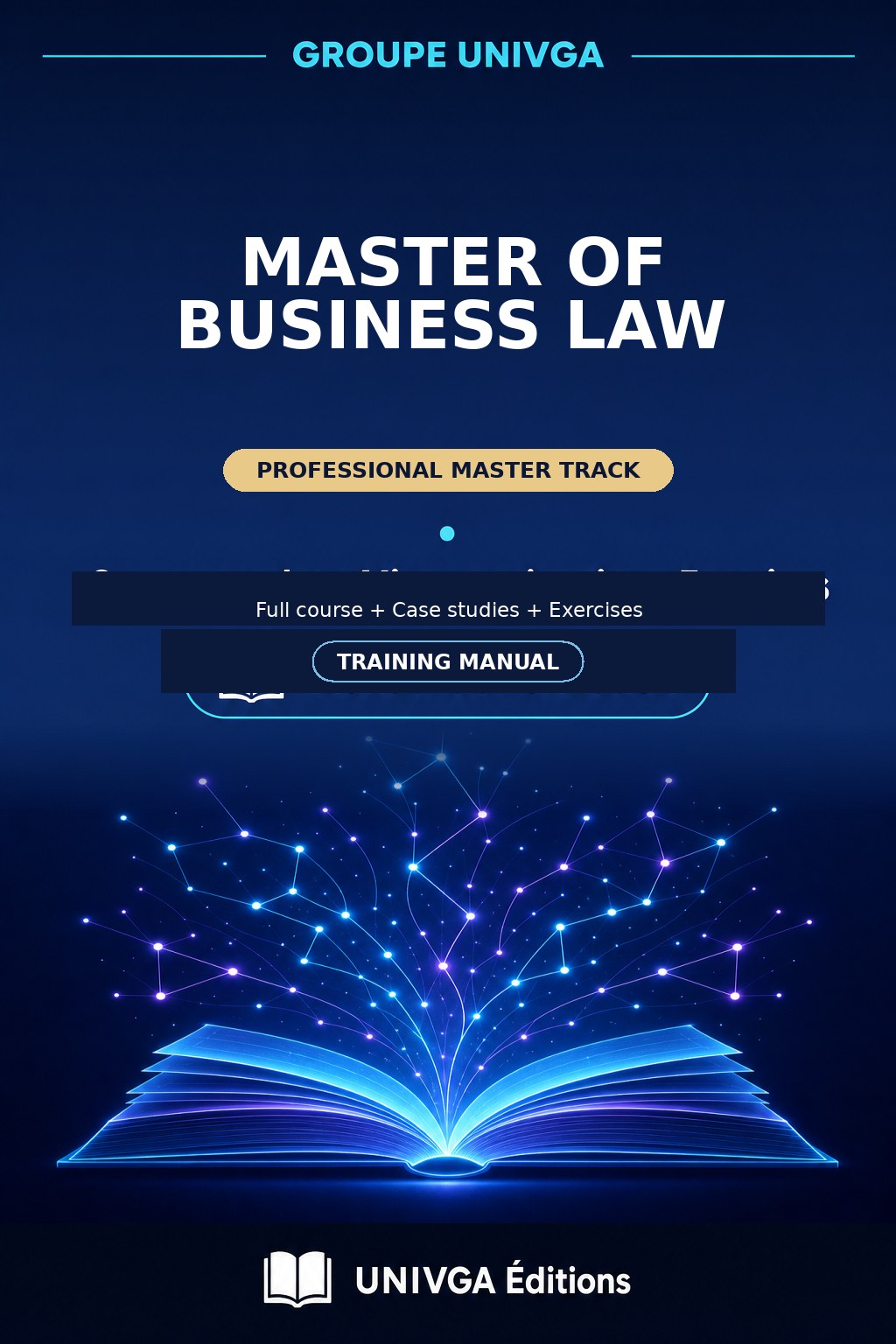 Manual Cover — MASTER'S DEGREE IN BUSINESS LAW