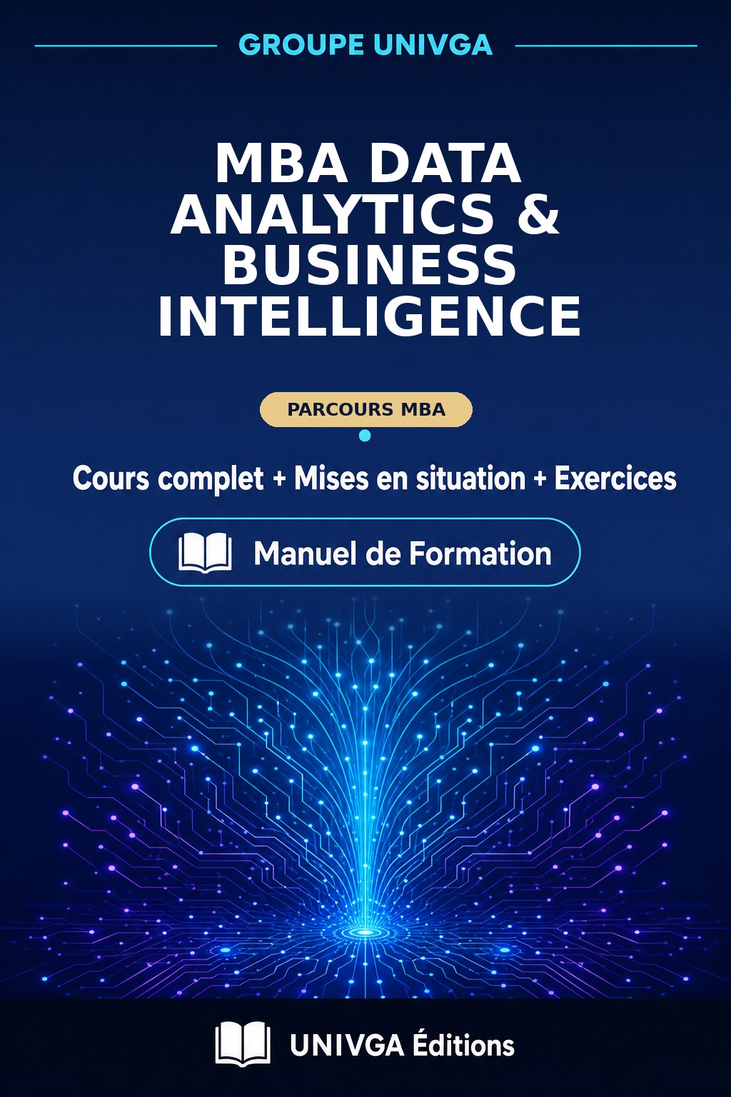 Couverture du manuel de formation — MBA DATA ANALYTICS & BUSINESS INTELLIGENCE