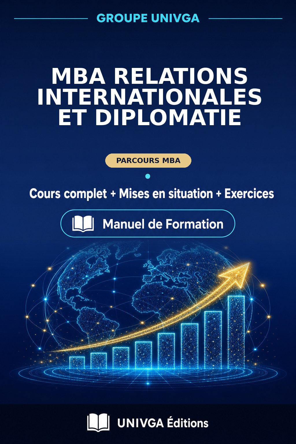 Couverture du manuel de formation — MBA RELATIONS INTERNATIONALES ET DIPLOMATIE