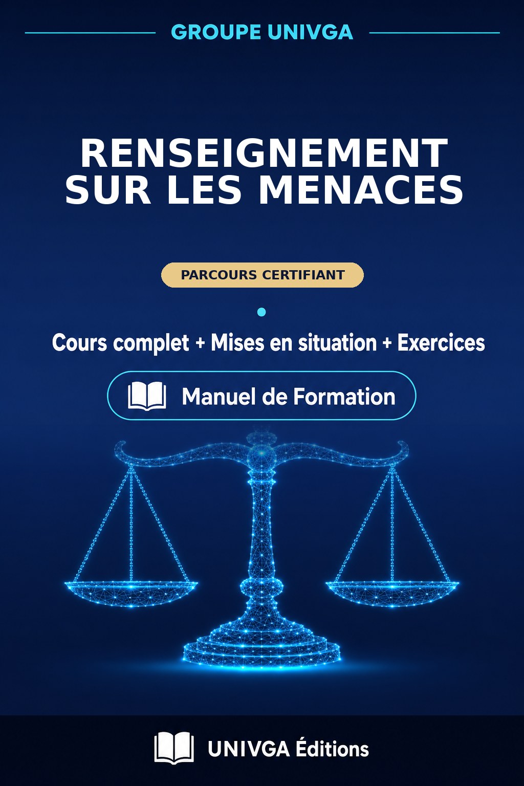Couverture du manuel — Certificat Professionnel en Renseignement sur les Menaces
