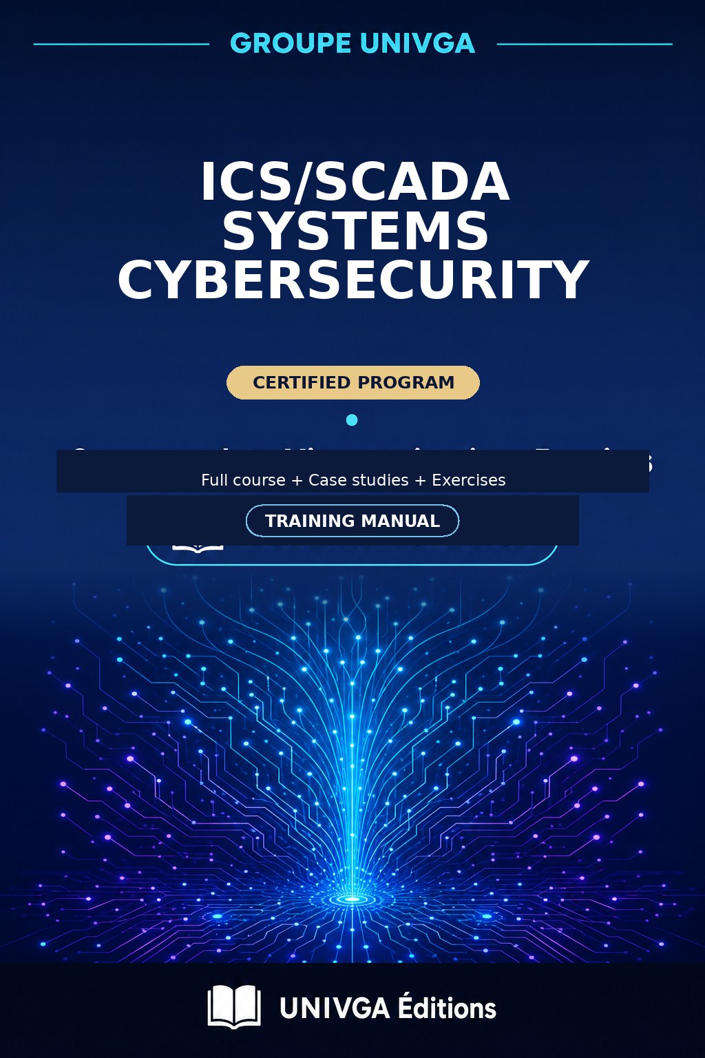 Cover of the training manual — Professional Certificate in Cybersecurity for ICS/SCADA Systems