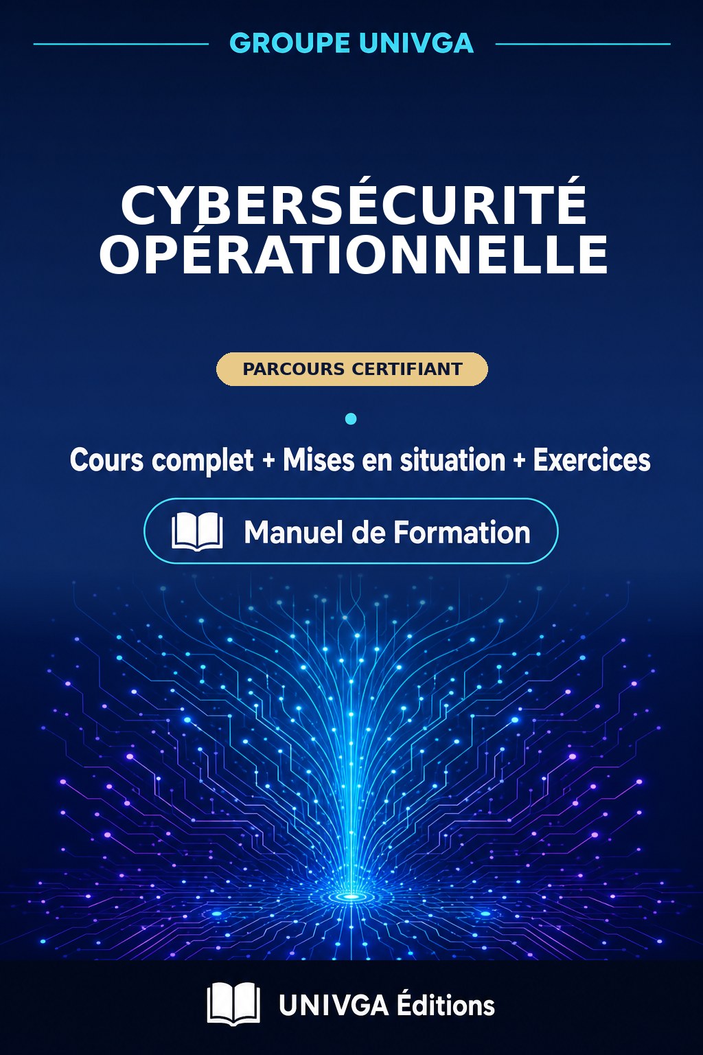 Couverture du manuel de formation — Certificat Professionnel en Cybersécurité Opérationnelle