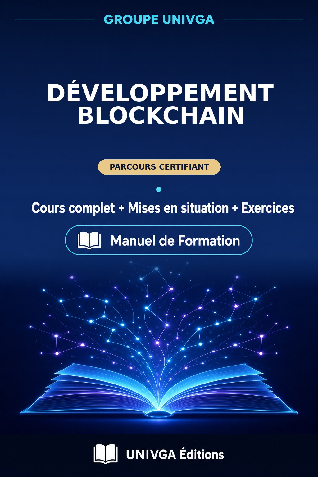 Couverture du manuel de formation — Certificat Professionnel en Développement Blockchain