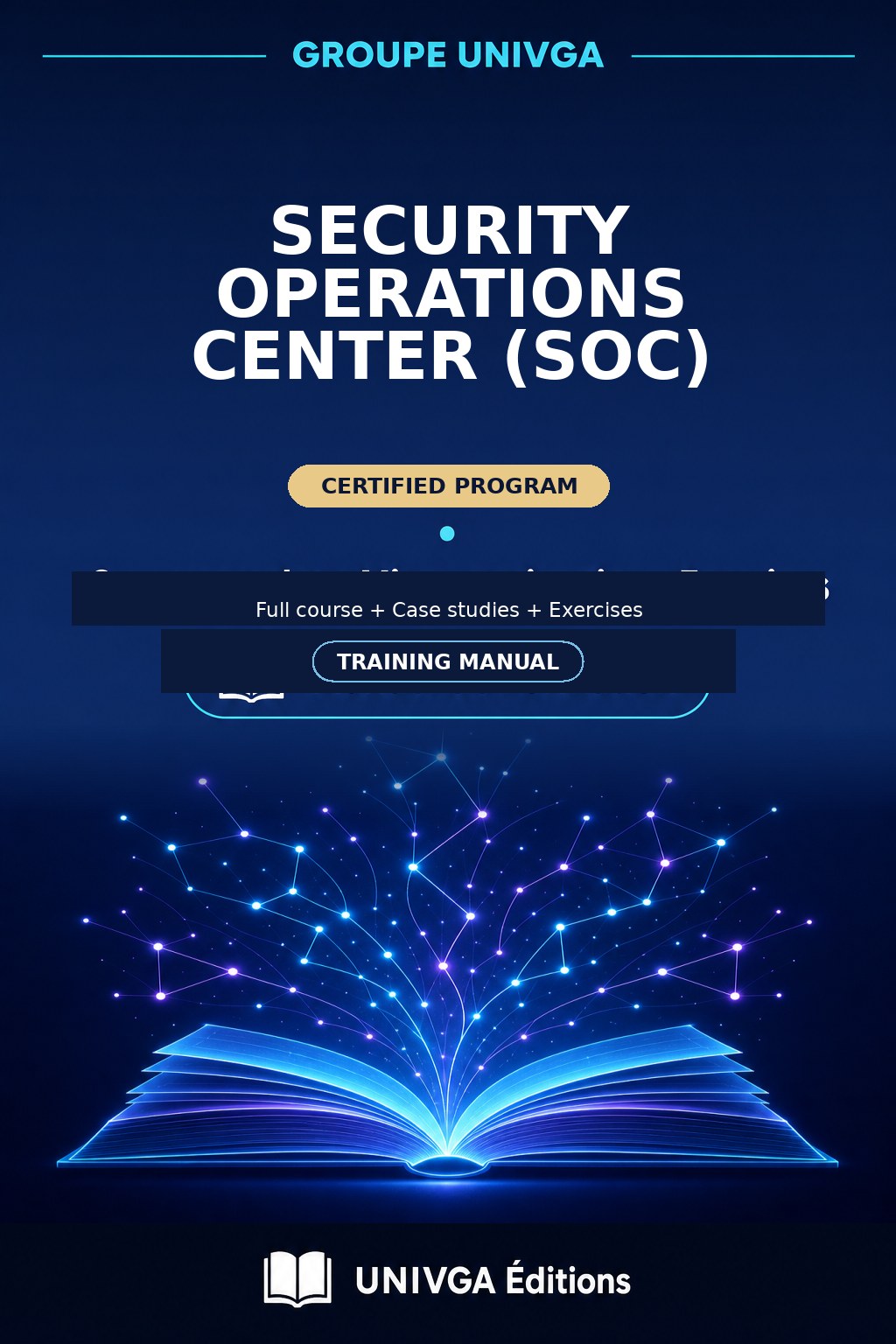 Cover of the training manual — Professional Certificate in Security Operations Center (SOC) Operations
