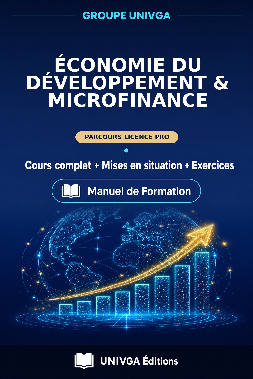 Couverture du manuel de formation — LICENCE PRO EN ÉCONOMIE DU DÉVELOPPEMENT & MICROFINANCE