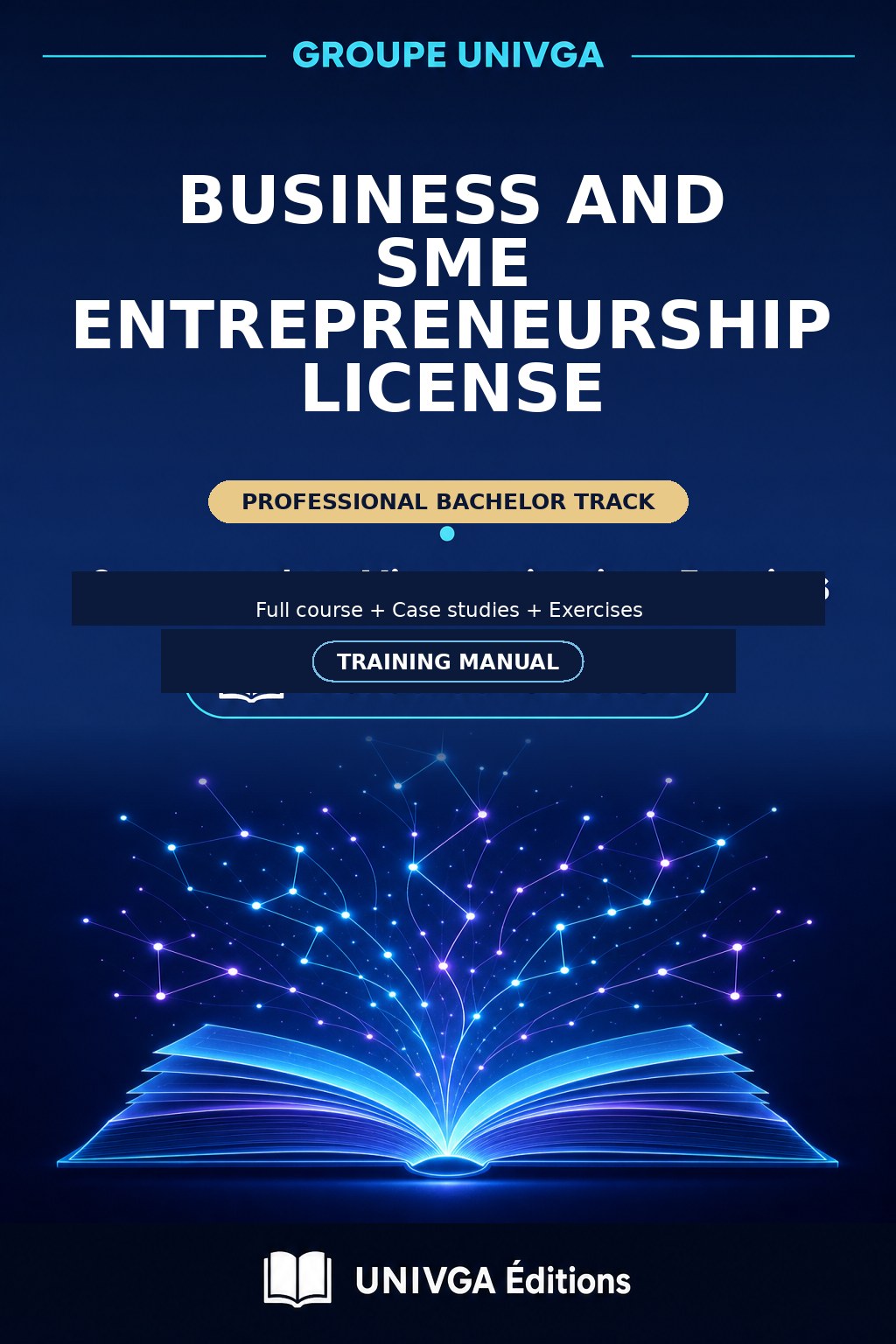 Cover of the manual — PROFESSIONAL LICENSE IN ENTREPRENEURSHIP & SMEs