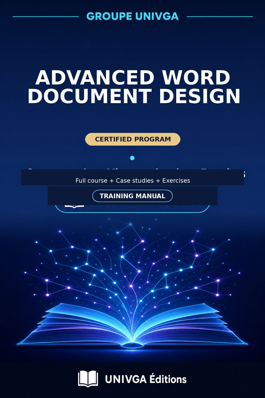Manual Cover — Professional Certificate in Advanced Word Document Design
