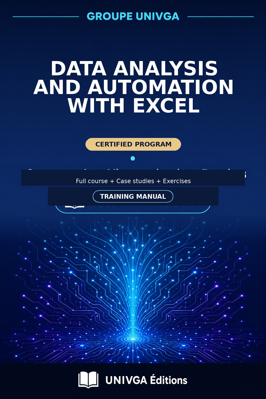 Cover of the manual — Professional Certificate in Data Analysis and Automation in Excel