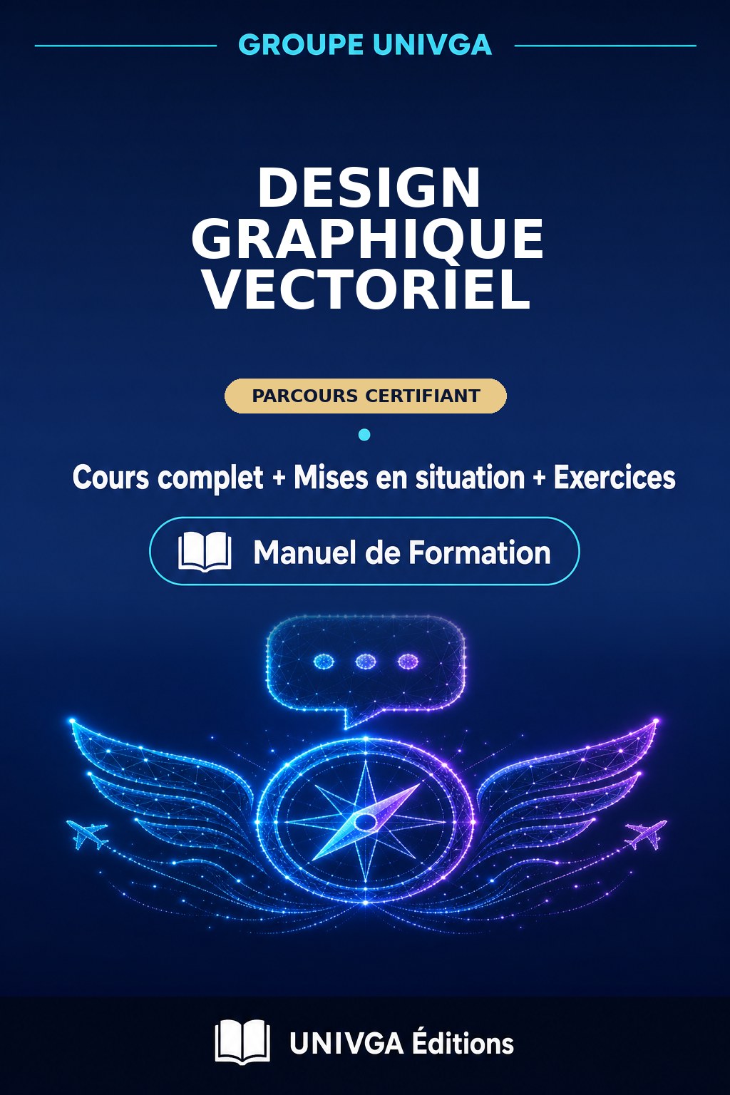 Couverture du manuel — Certificat Professionnel en Design Graphique Vectoriel