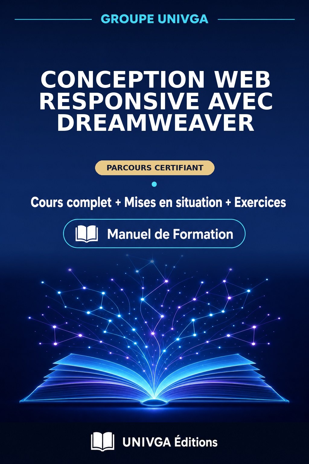 Cover of the manual — Professional Certificate in Responsive Web Design with Dreamweaver