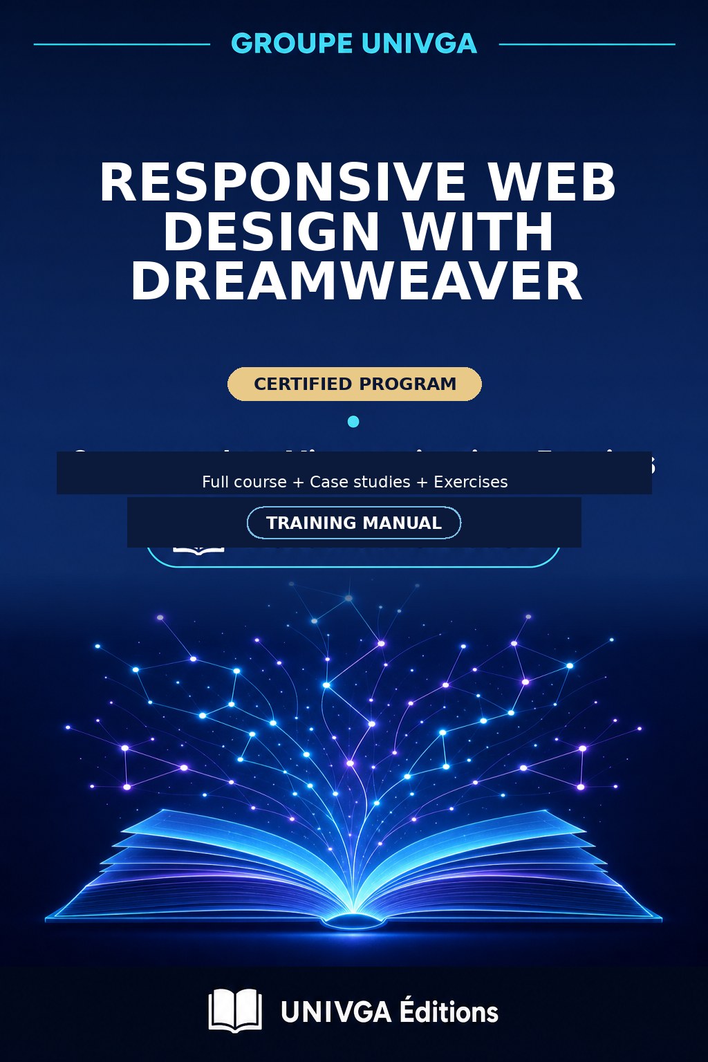Cover of the manual — Professional Certificate in Responsive Web Design with Dreamweaver