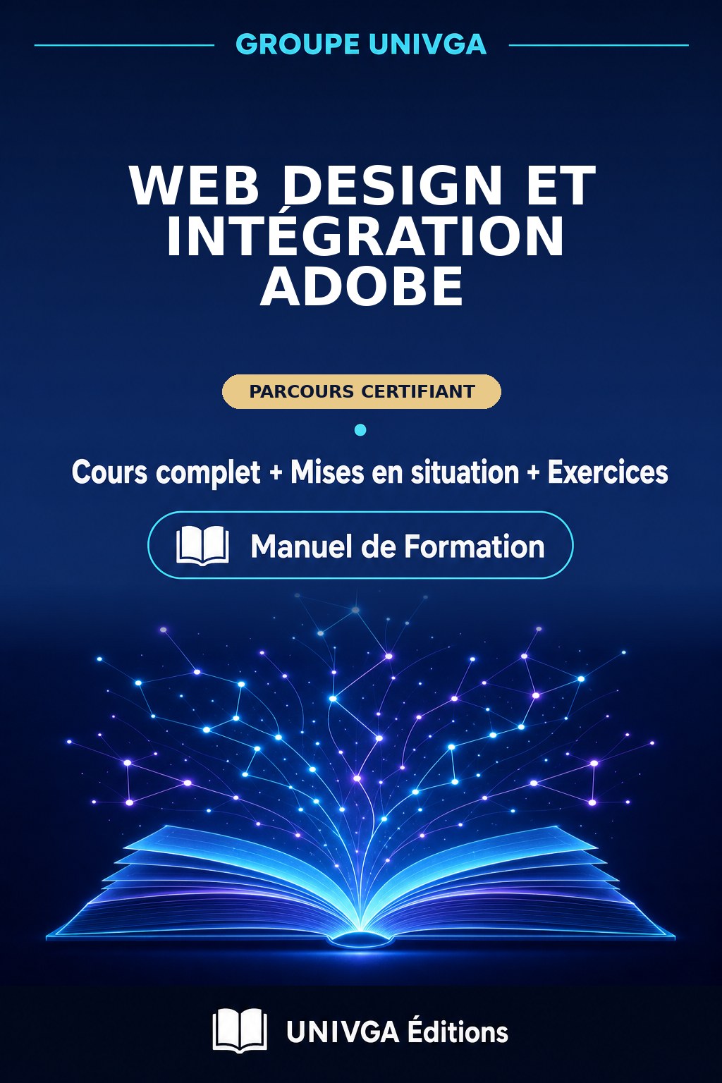 Couverture du manuel — Certificat Professionnel en Web Design et Intégration Adobe