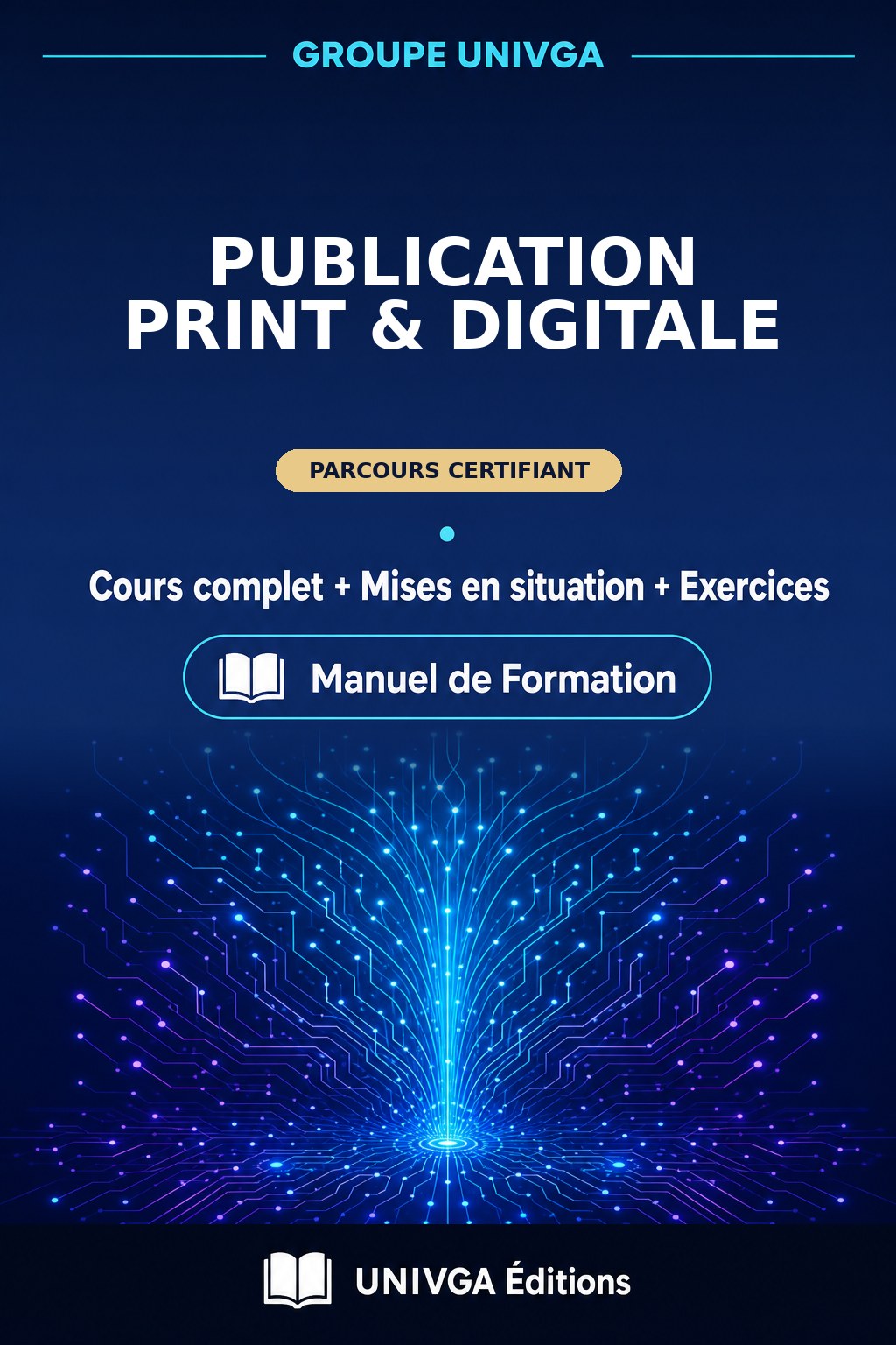 Couverture du manuel — Certificat Professionnel en Publication Print & Digitale