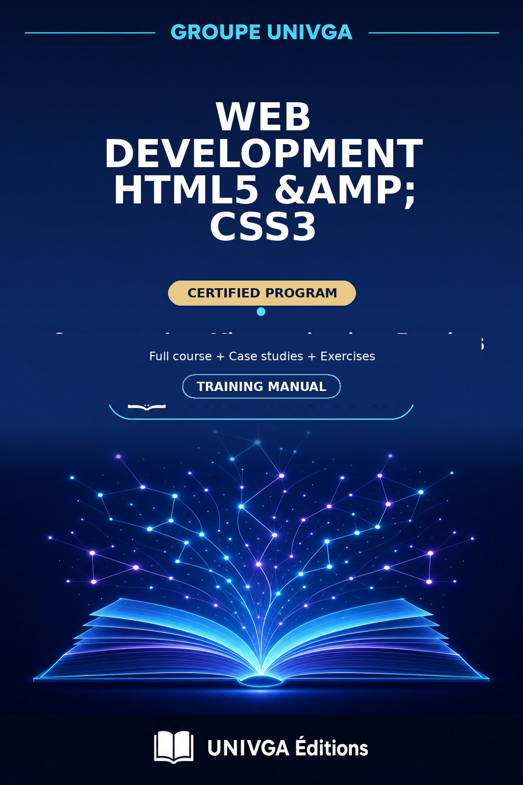 Cover of the training manual — Professional Certificate in Web Development HTML5 & CSS3