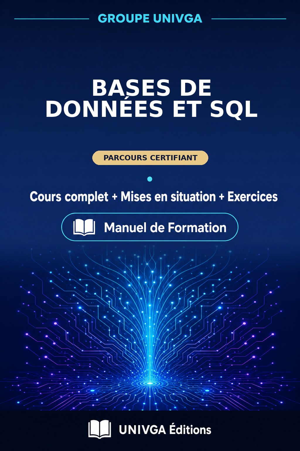 Couverture du manuel — Certificat Professionnel en Bases de données et SQL
