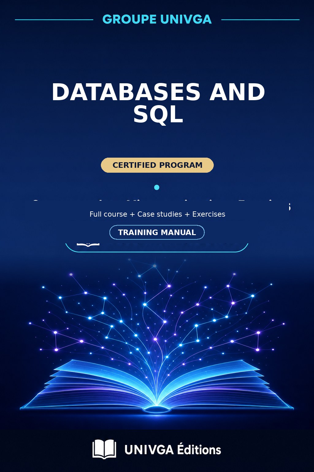Cover of the training manual — Professional Certificate in Databases and SQL