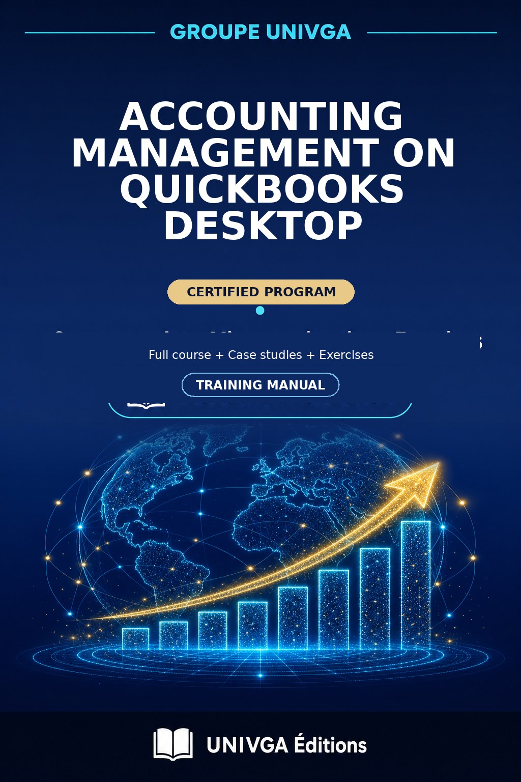Cover of the training manual — Professional Certificate in Accounting Management on QuickBooks Desktop