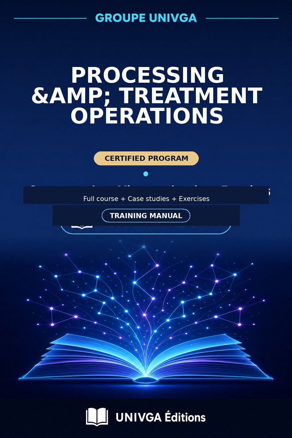 Cover of the training manual — Professional Certificate in Processes & Treatment Operations