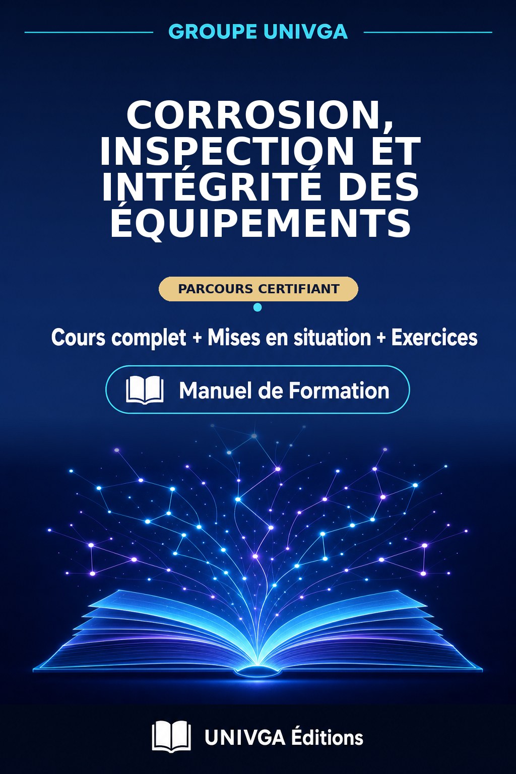 Couverture du manuel — Certificat Professionnel en Corrosion, Inspection et Intégrité des Équipements