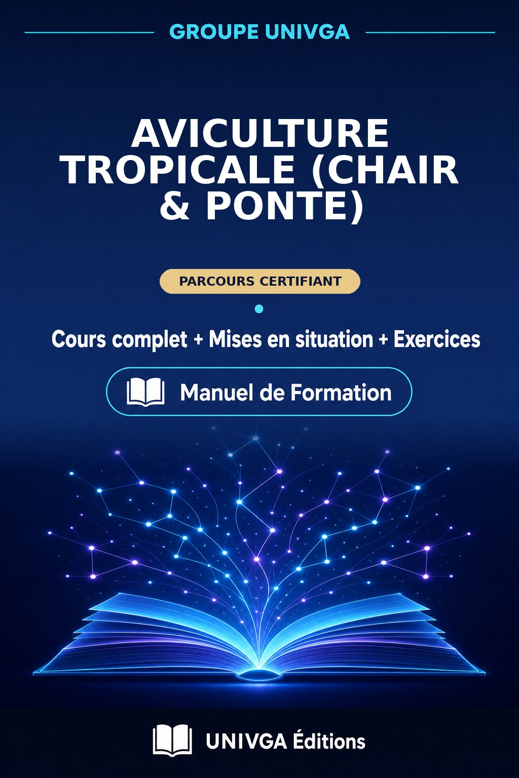 Cover of the manual — Professional Certificate in Tropical Poultry Farming (Meat & Egg Production)