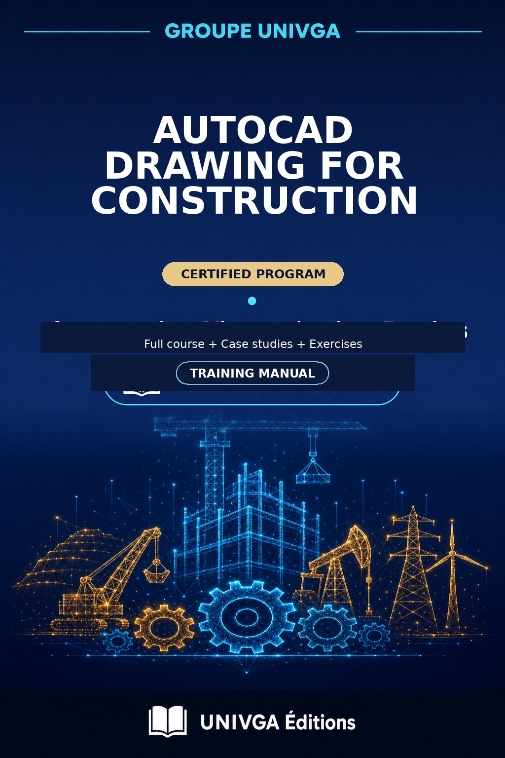 Manual Cover — Professional Certificate in AutoCAD Design for Building