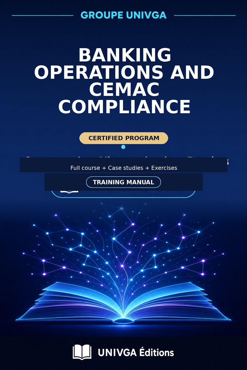 Cover of the training manual — Professional Certificate in Banking Operations and Compliance CEMAC